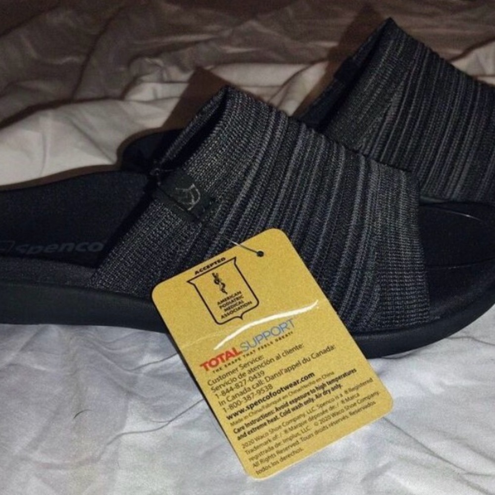NWT Spenco Women's Astoria Slide Sandal Size 9.5 Arch Support Orthopedic - Picture 2 of 3
